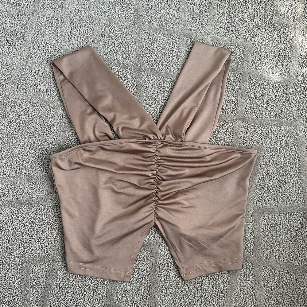 Halterneck Ruched Top - Picture 4 of 5